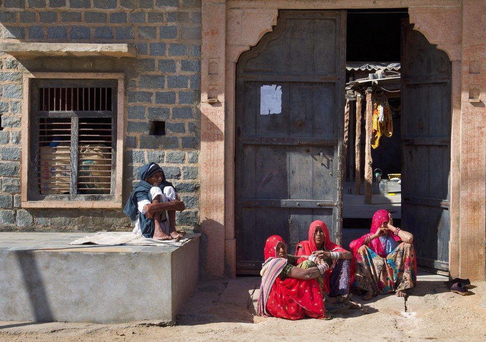 A normal morning in a Indian village