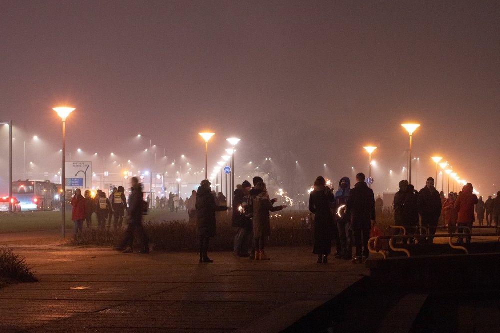 Street Activity(in the fog)