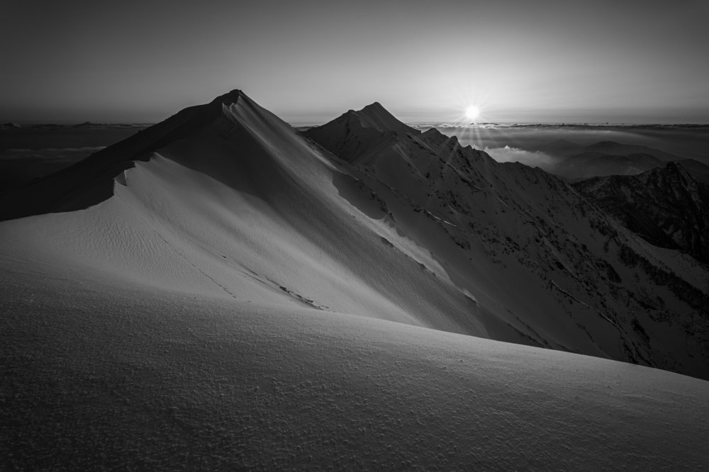 Sunrise at the summit