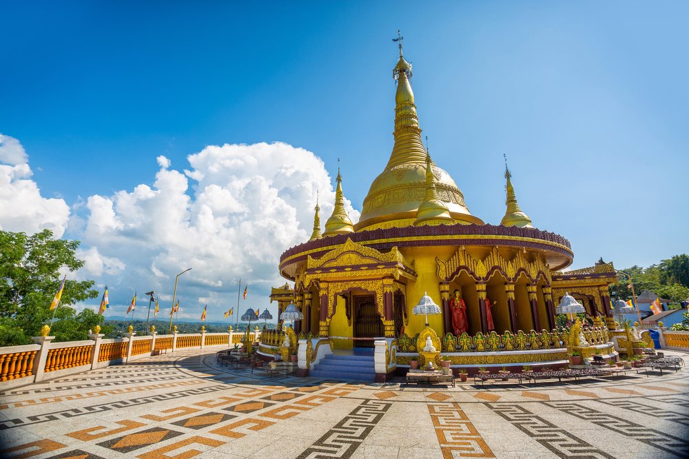 The Buddhist Ancient Golden Temple at Bandarban.