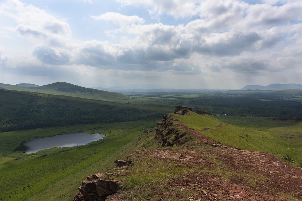 Горными тропами.