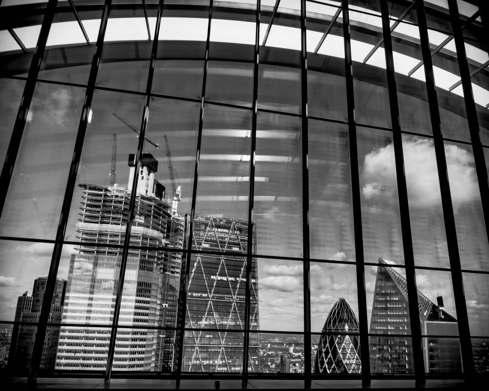 Lond City from Sky Garden London