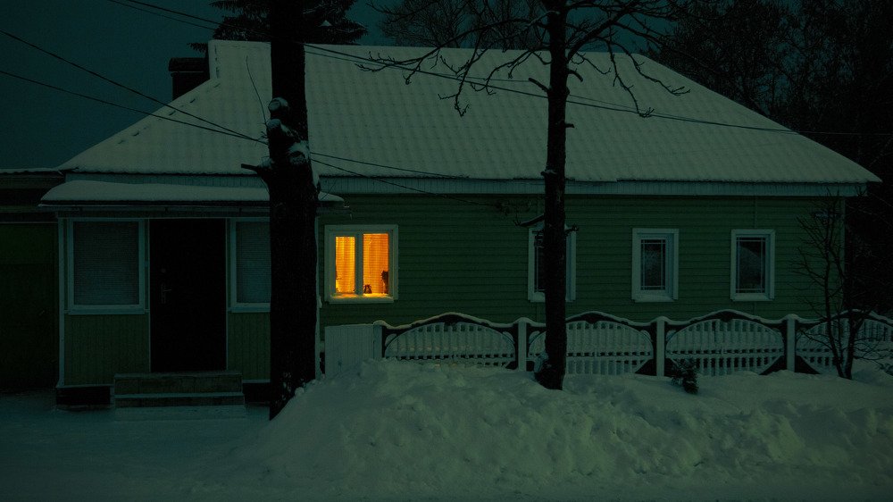 Зимний вечер в провинции