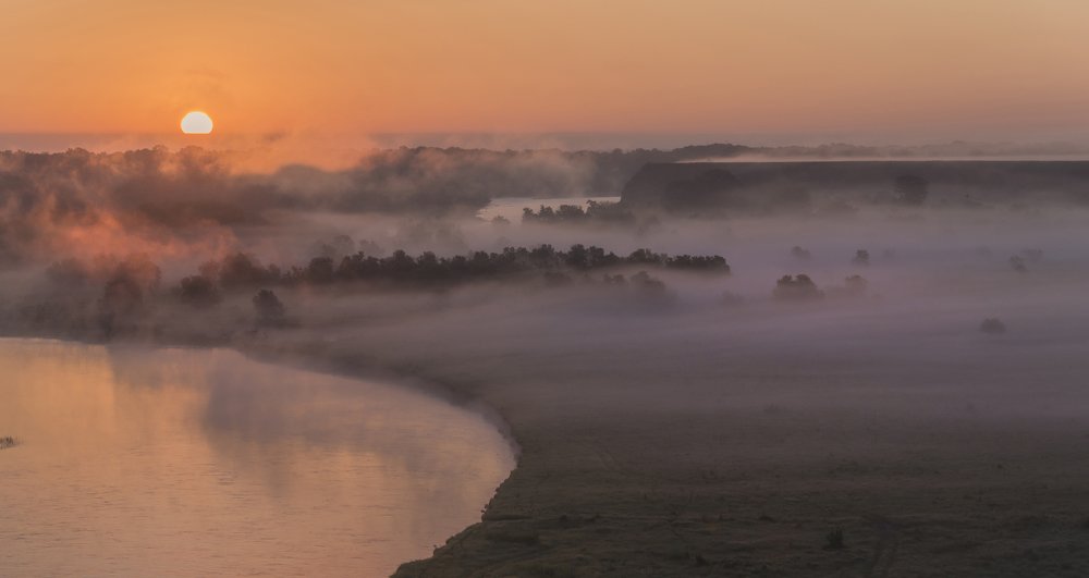 Утро на реке Терек.