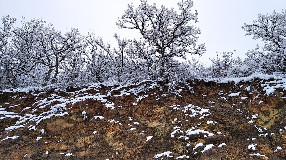 Первый снег в Крыму