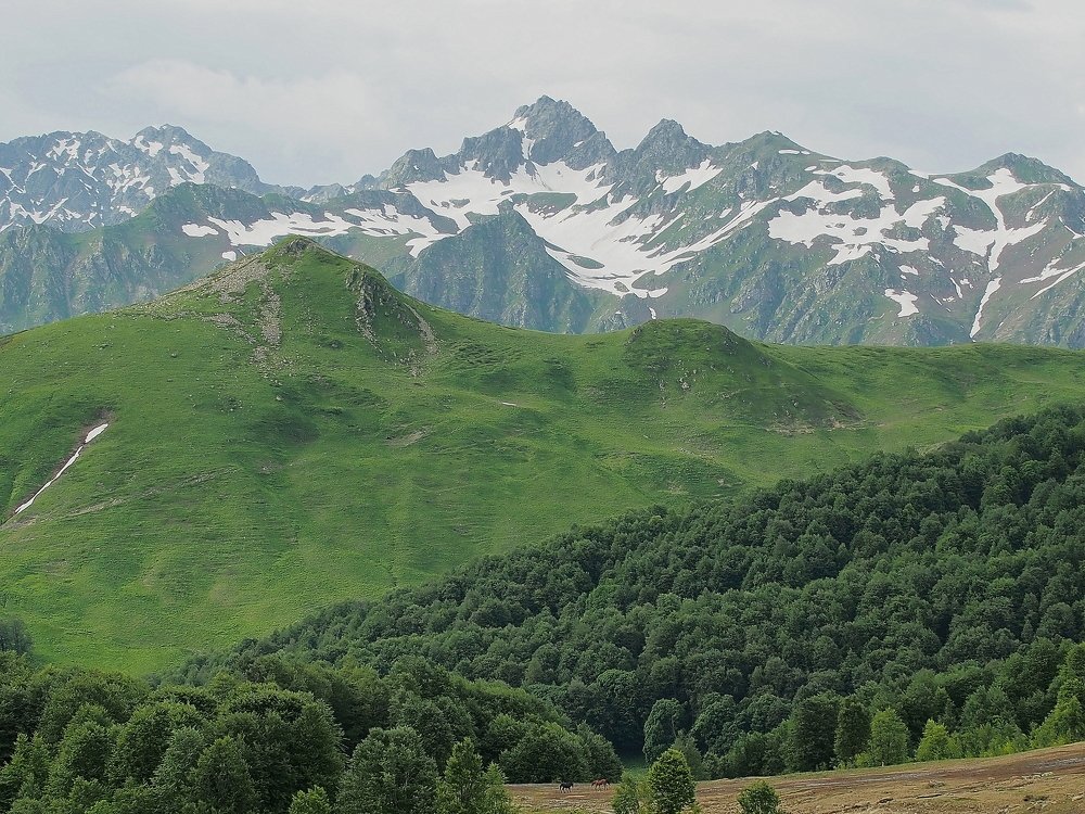 Абхазия, перевал Пыв
