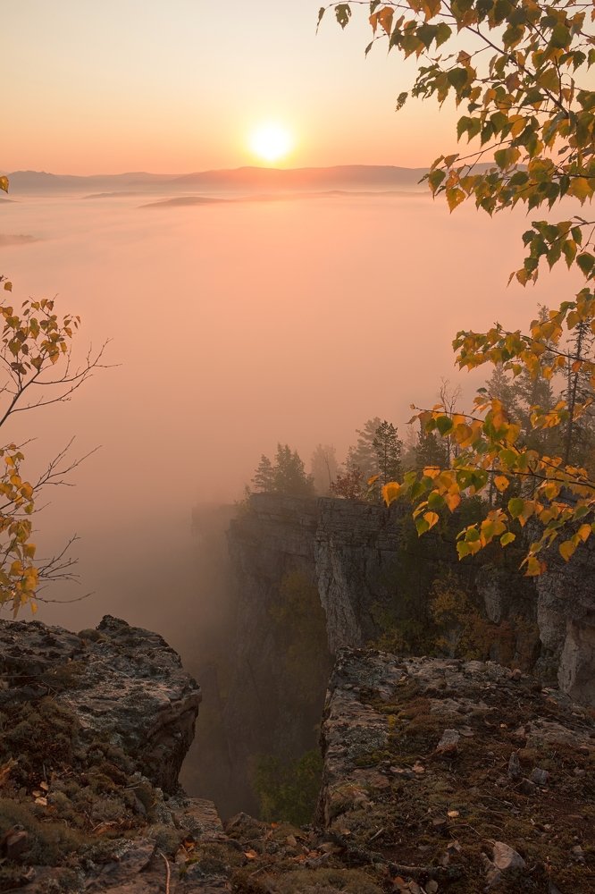 Рассвет на скалах Зубы Шурале
