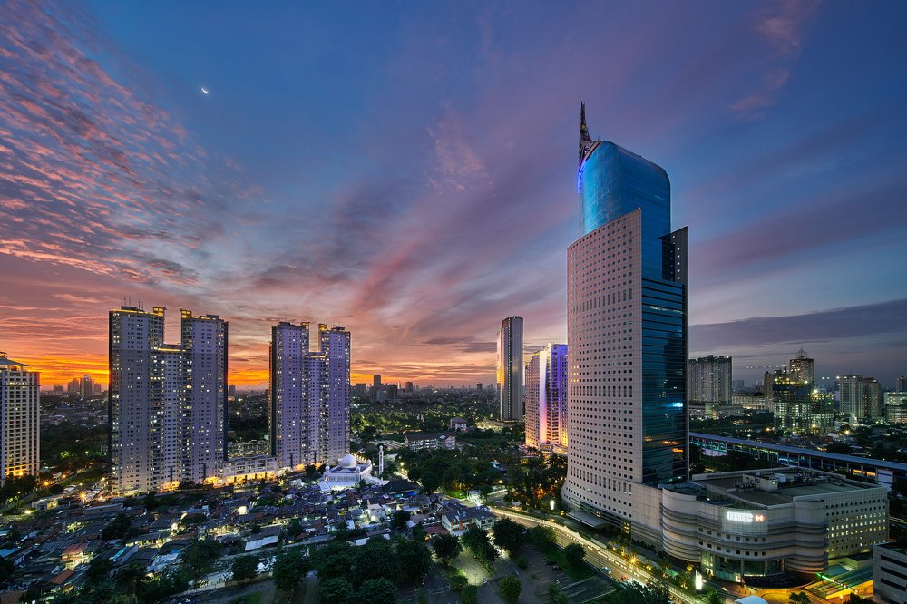 Beautiful Jakarta's Sky