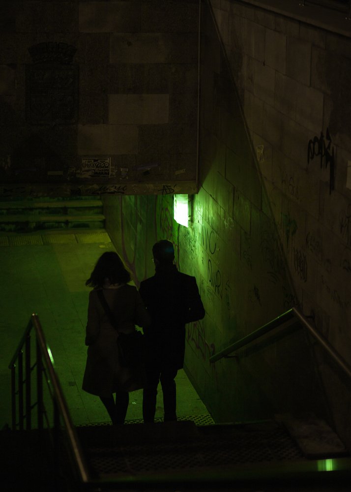 the entrance to the dark.