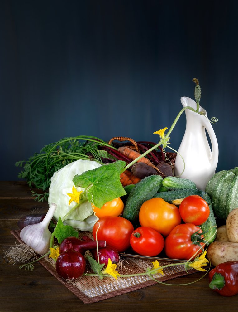 Натюрморт с овощами