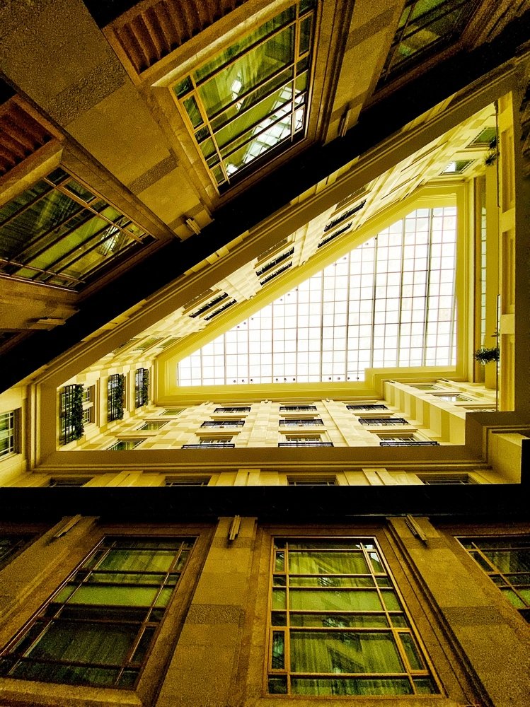 Warmth through a glass ceiling