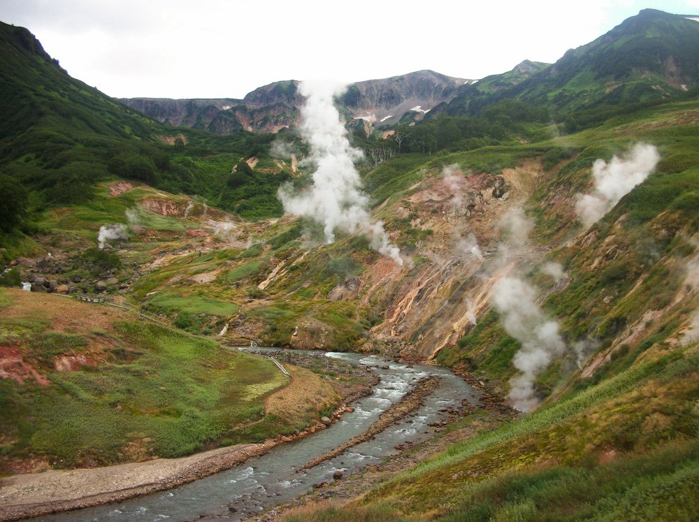Долина гейзеров.
