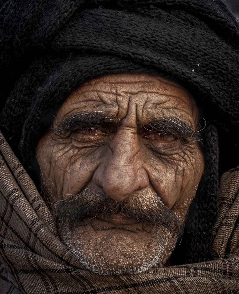 The struggle of a man