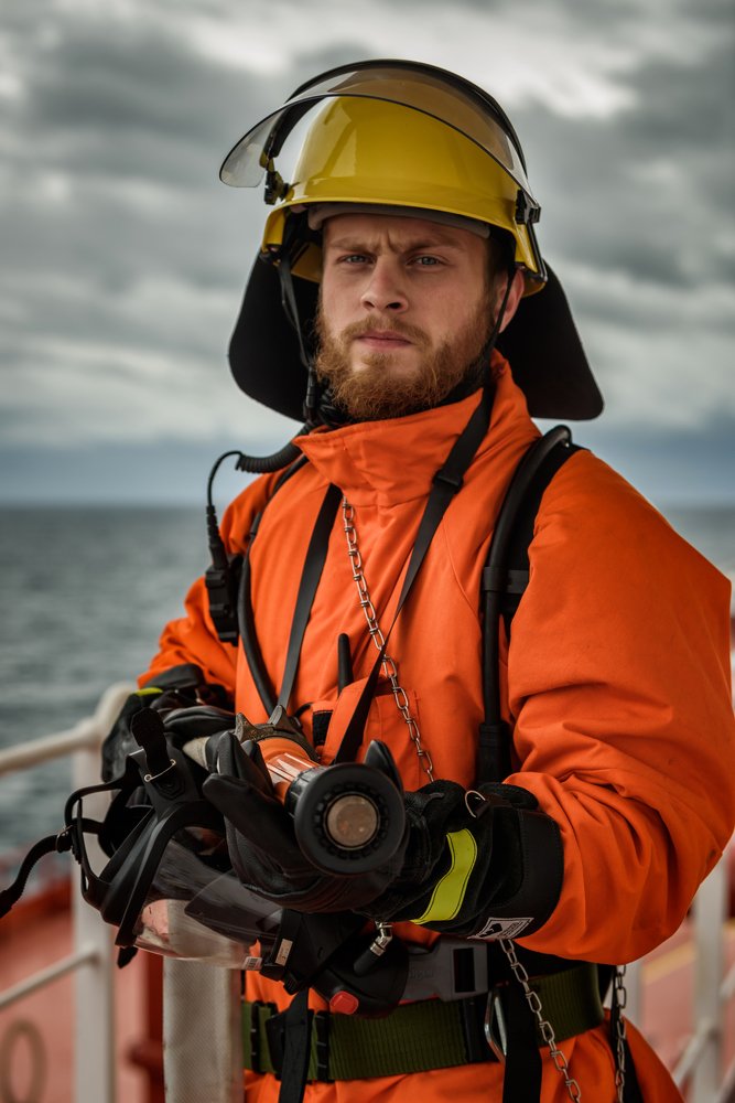 Портрет пожарного