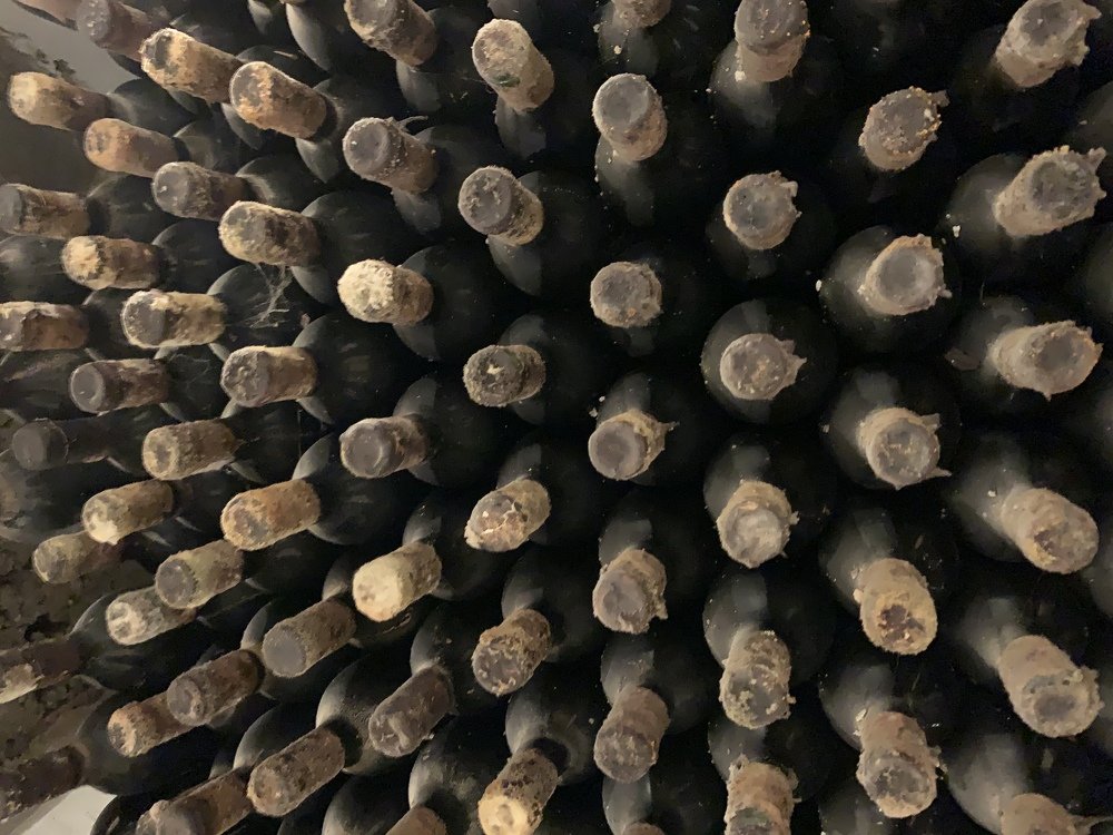 Wine cellars. This bottles have at least 50 years.