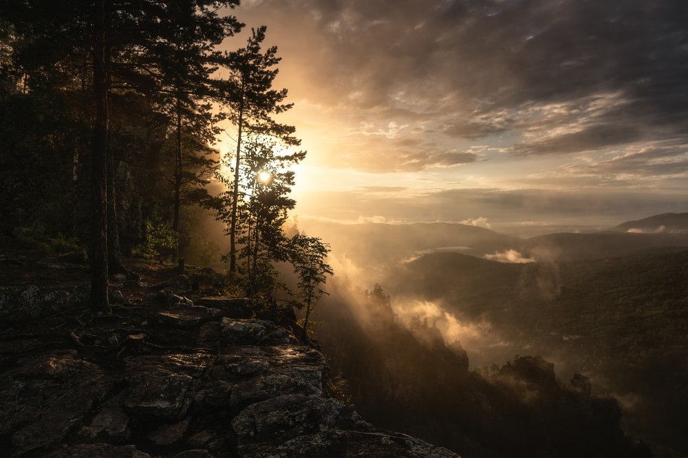 Закат после дождя