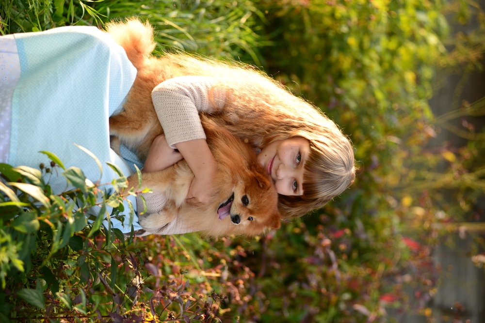 Девочка с собачкой