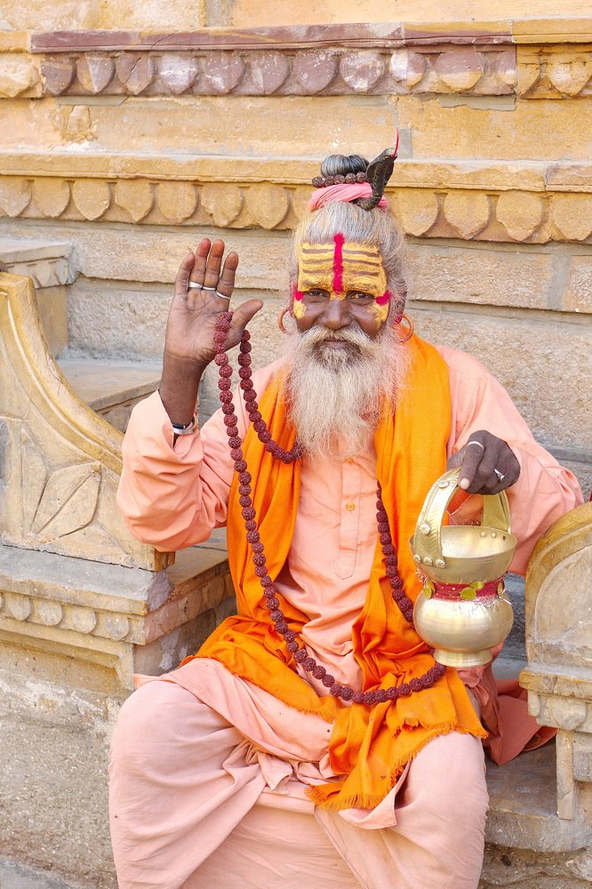 Wise sadhu