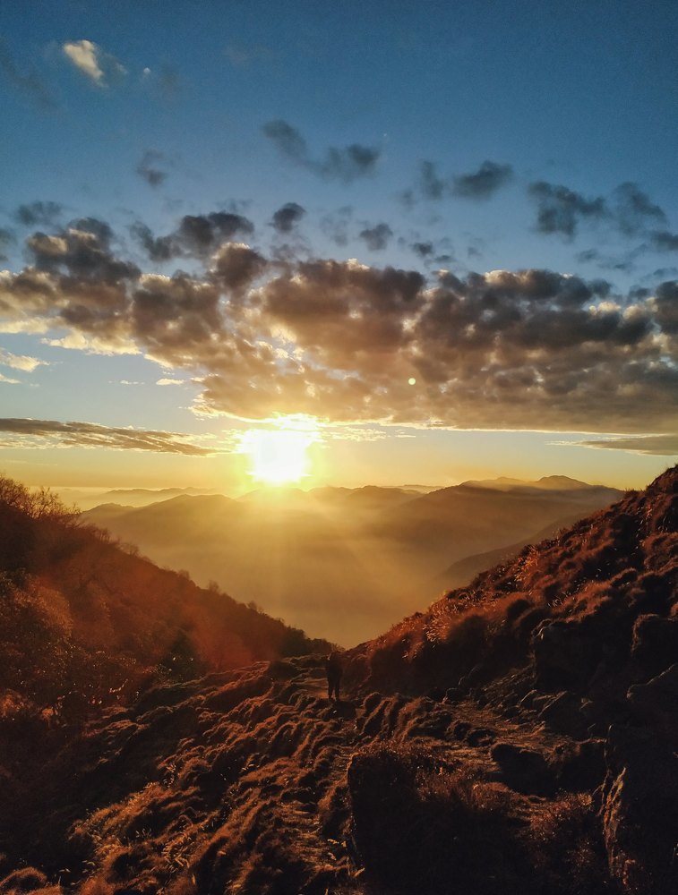 Sunset view from High Camp