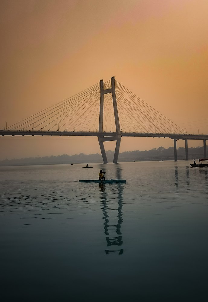 The New Naini Bridge Allahabad