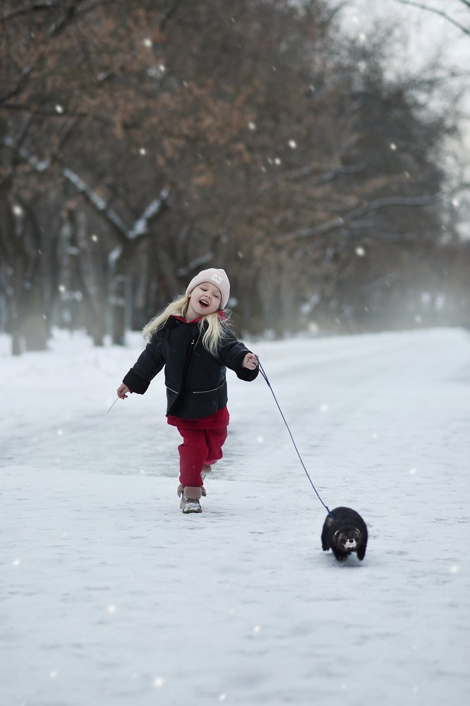 Утащил за собой