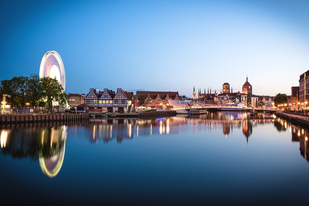 Ночной Гданьск