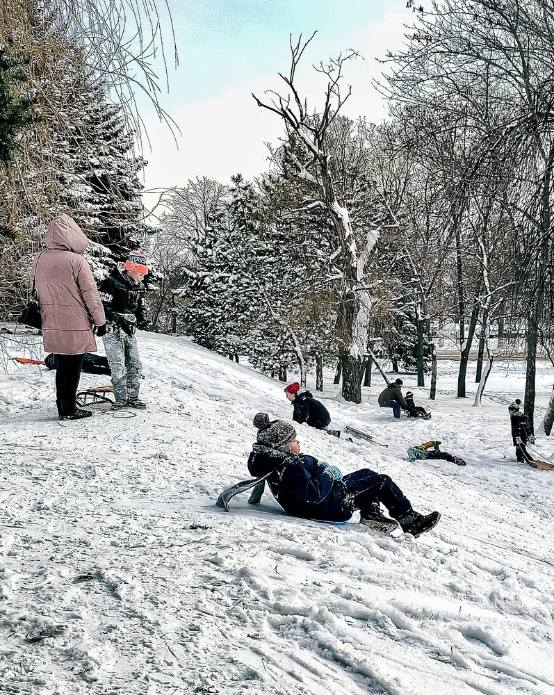Первый снег.