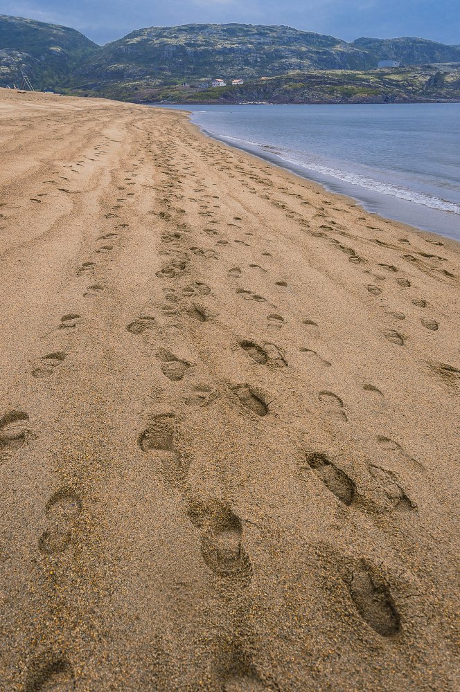 Териберский пляж.