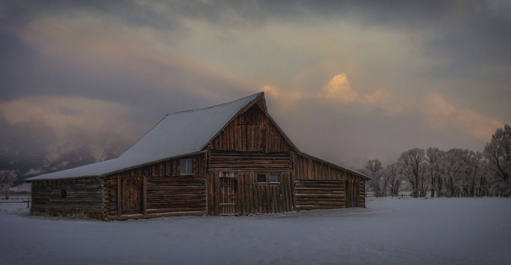 Moulton Barn at Sunrise