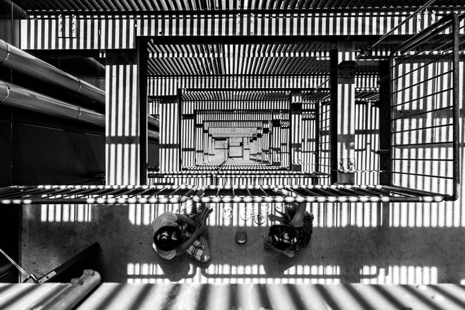 Emergency escape stairs