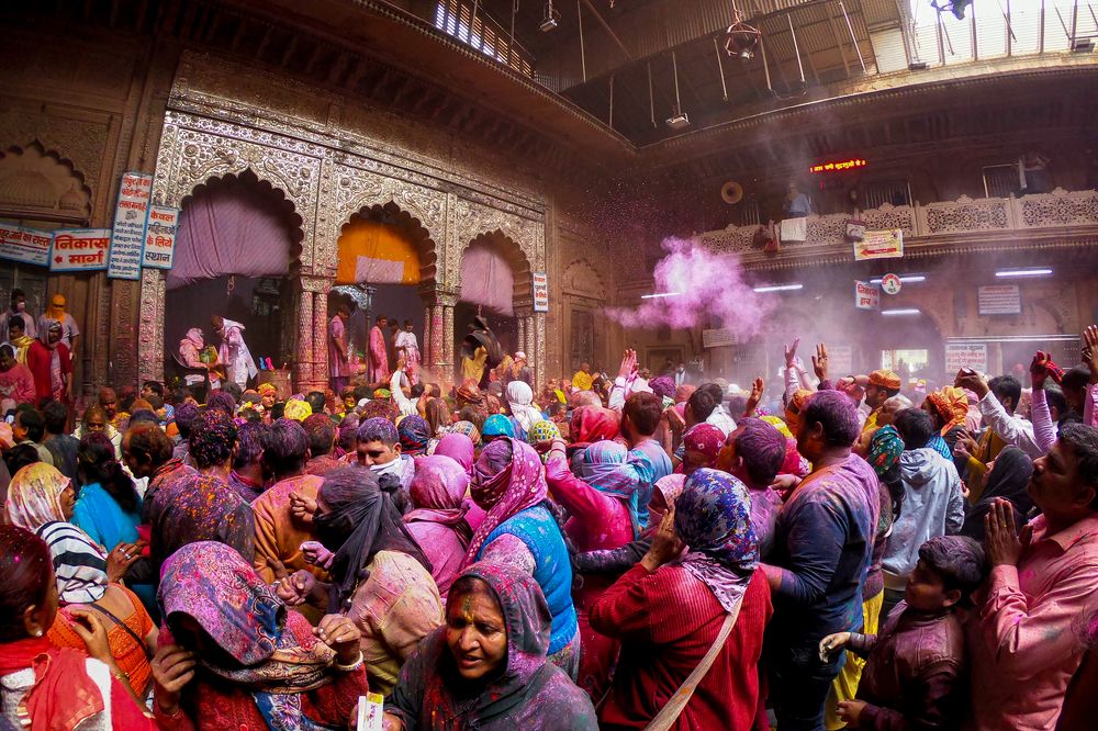 Celebrating Holi Festival