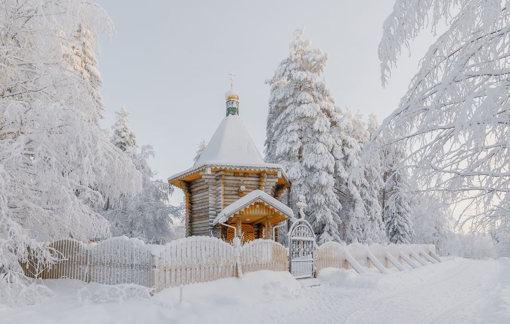 Заснеженная часовня