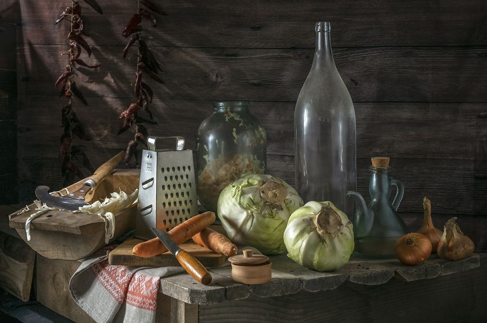 Натюрморт с капустой