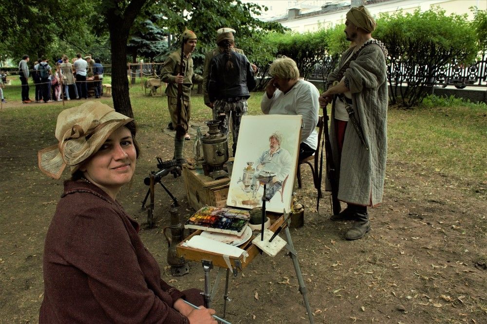 Уличный портрет...