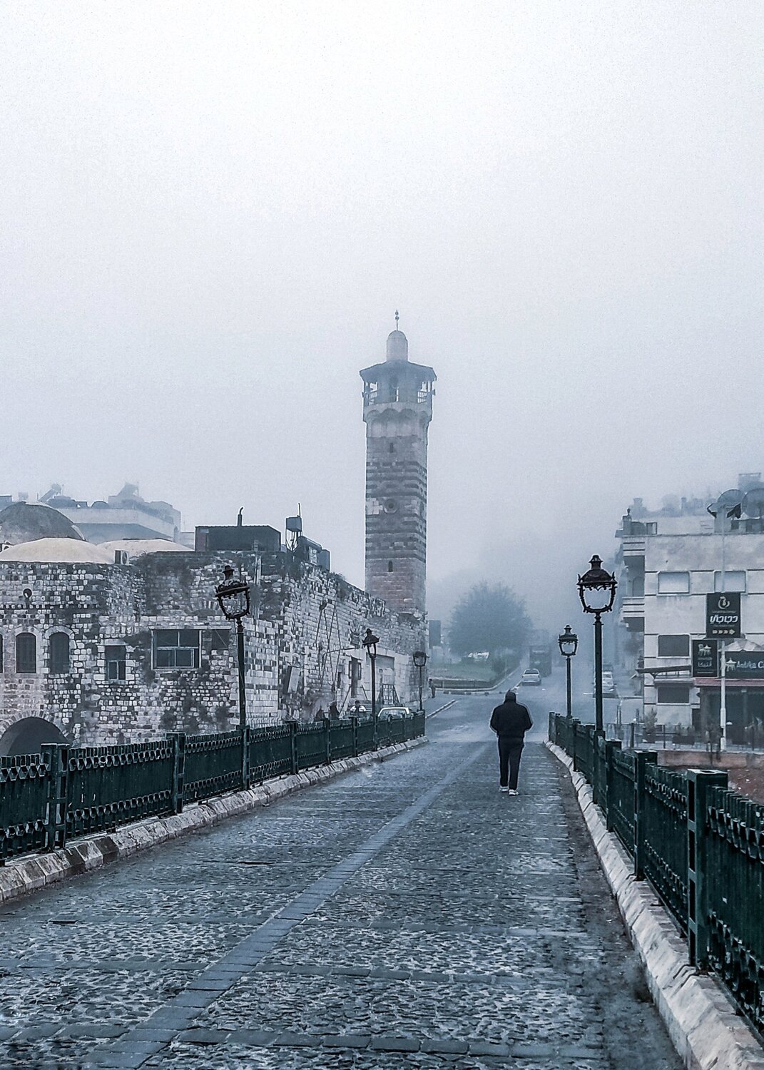 Winter in old city