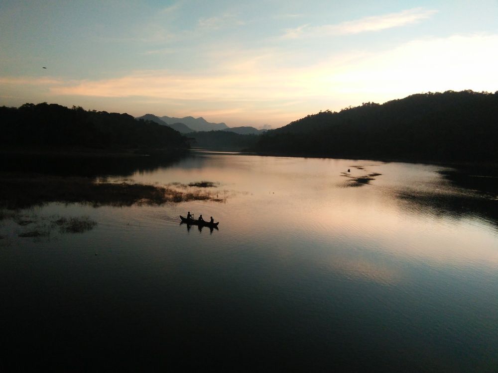 backwater sunset