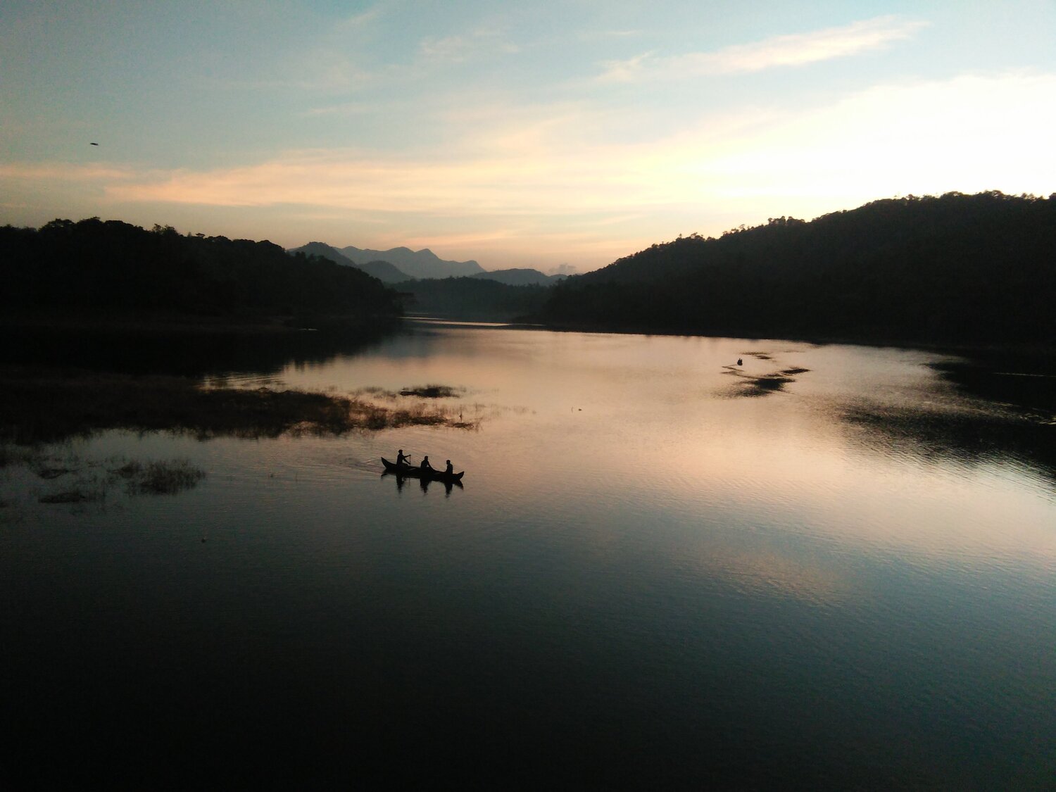 backwater sunset