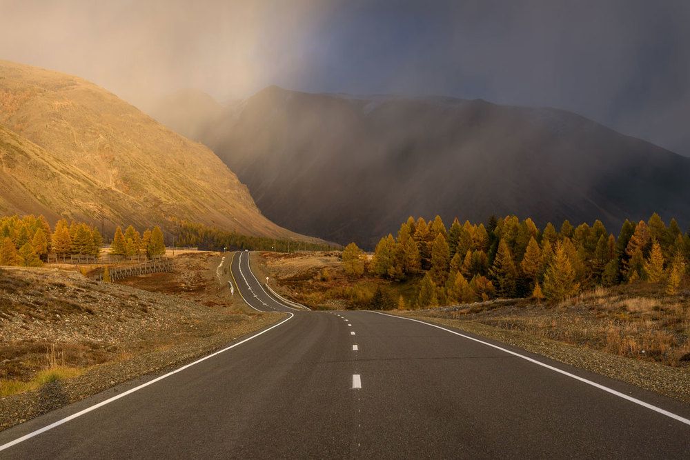 Дорога в непогоду