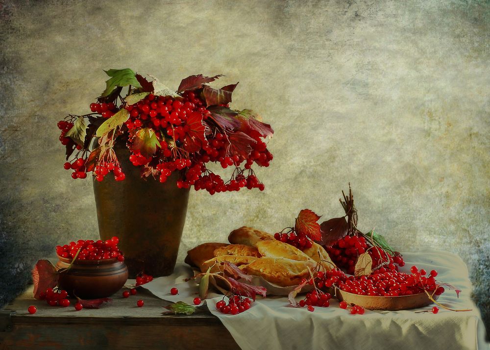 пироги с калиной...