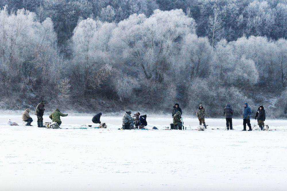 Зимняя рыбалка.