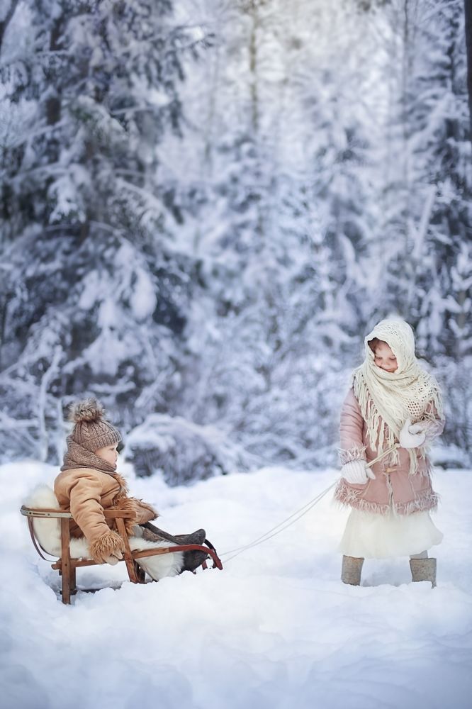 В зимнем лесу