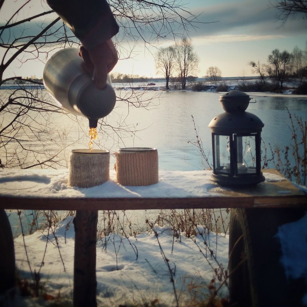 Замерзающий пруд