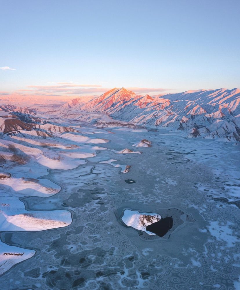 Sunset in Azat Reservoir