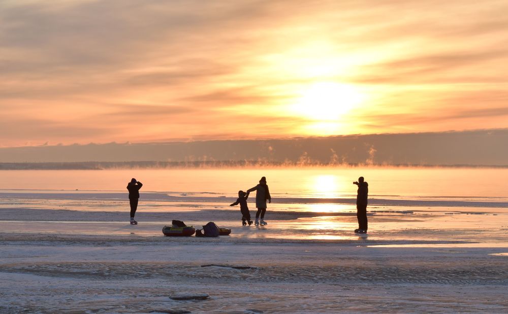 катание на коньках