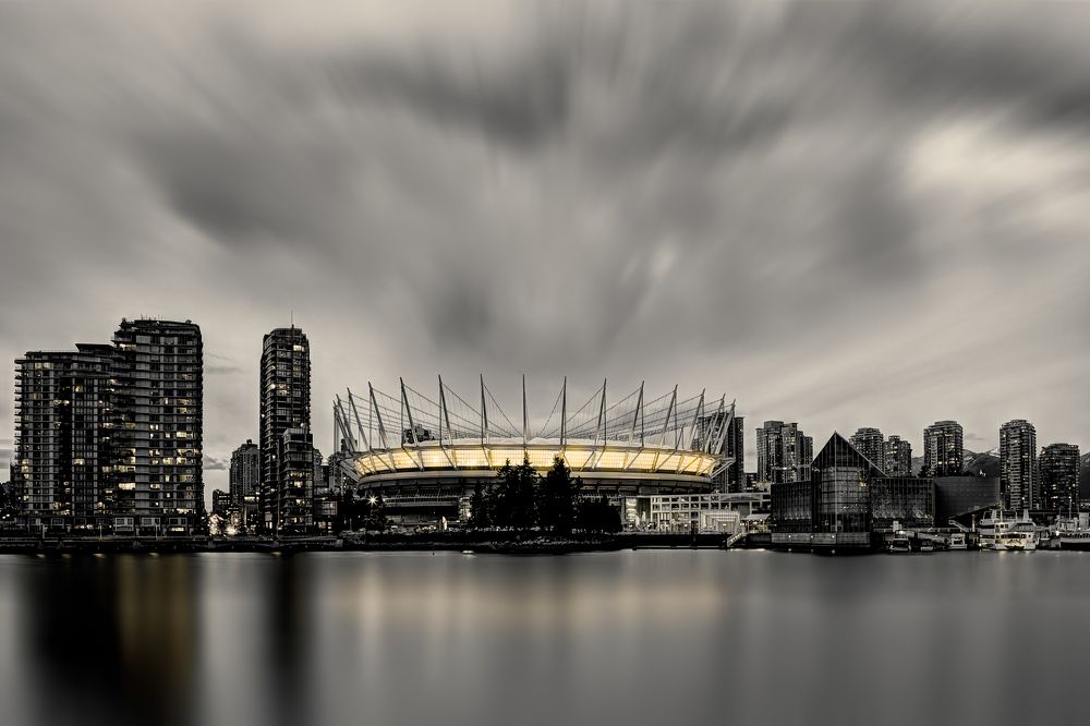Urban landscape of False Creek Vancouver