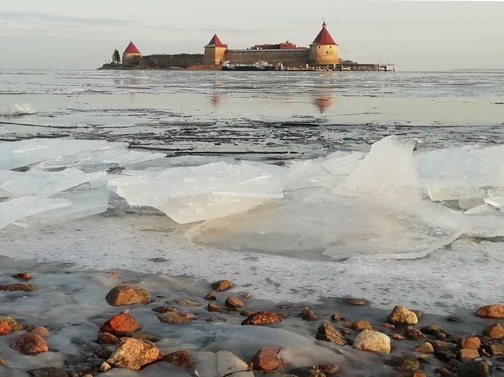 Почти зима. Крепость Орешек.