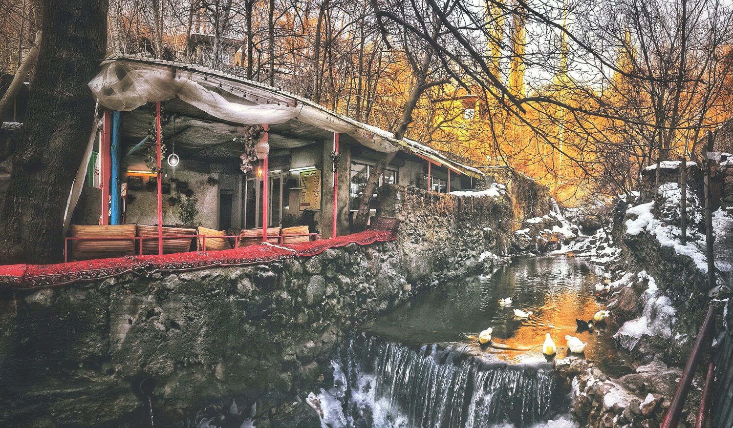 Iran, Tehran, beautiful neighborhood of Darband