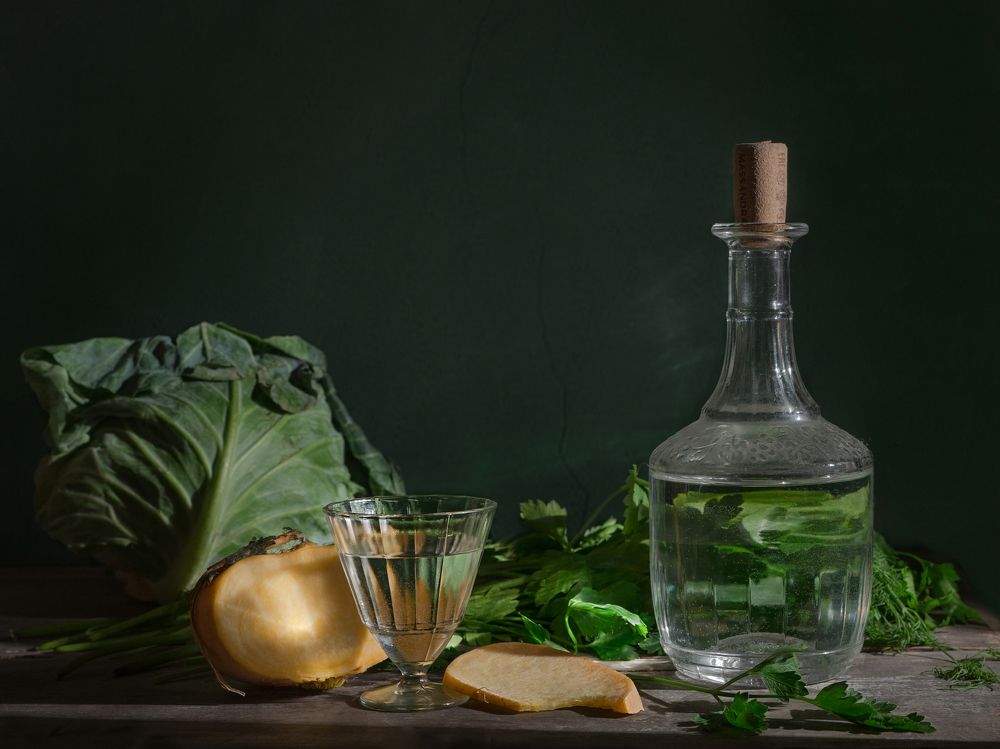 Зеленный натюрморт