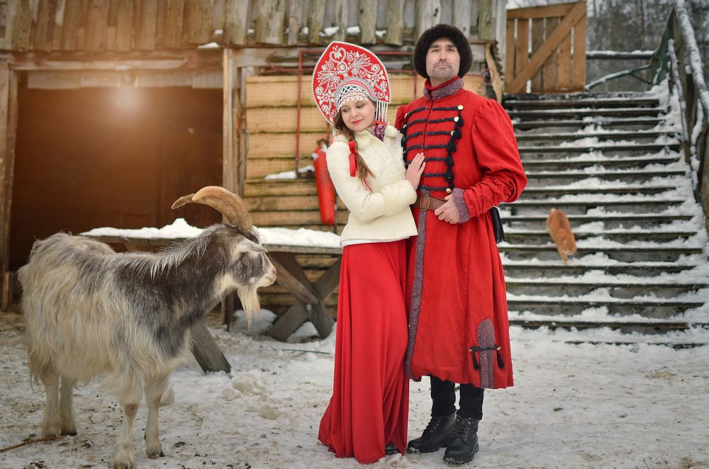 Зимний вечер на хуторе