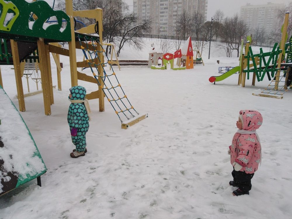 Прогулка в мороз.